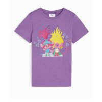 Παιδική Κοντομάνικη Μπλούζα Puma - Puma X Trolls