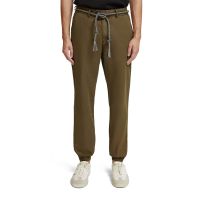 Scotch &amp; Soda - Seasonal - Relaxed Fit Garment-Dyed Linen-Blend Chino Jogger 