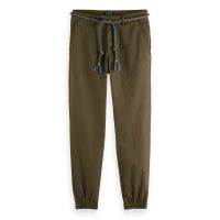Scotch &amp; Soda - Seasonal - Relaxed Fit Garment-Dyed Linen-Blend Chino Jogger 