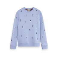 Ανδρικό Μακρυμάνικο Φούτερ Scotch &amp; Soda - Mini All Over Print Embroidery