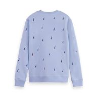 Ανδρικό Μακρυμάνικο Φούτερ Scotch &amp; Soda - Mini All Over Print Embroidery