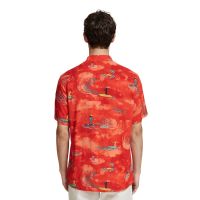 Ανδρικό Κοντομάνικο Πουκάμισο Scotch &amp; Soda - Allover Printed Viscose