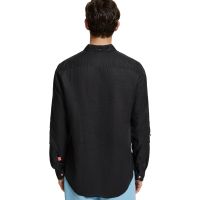 Scotch &amp; Soda - Linen Shirt With Roll-Up 