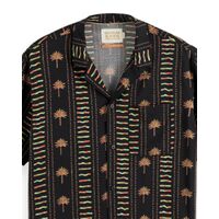 Scotch &amp; Soda - Allover Printed Viscose Short Sleeve Shirt 
