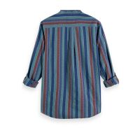 Ανδρικό Μακρυμάνικο Πουκάμισο Scotch &amp; Soda - Stand Up Collar Dobby Stripe