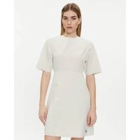 Calvin Klein - Back Detail Seersucker Dress  