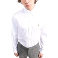 Men Shirt Polo Ralph Lauren Cuhbdppcn-Long Sleeve-Dress Shirt 712870507001 100 white 
