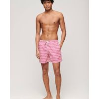 Superdry - D4 Stud Printed 15" Swim Shorts   