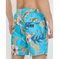 Superdry - D4 Ovin Hawaiian Print 17" Swim Shorts  