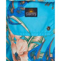 Superdry - D4 Ovin Hawaiian Print 17" Swim Shorts  
