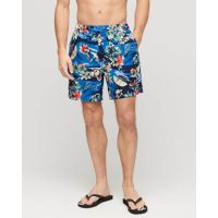 Superdry - D4 Ovin Hawaiian Print 17" Swim Shorts  