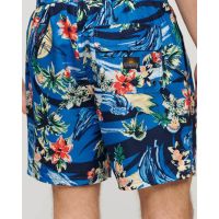 Superdry - D4 Ovin Hawaiian Print 17" Swim Shorts  