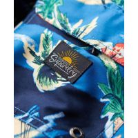 Superdry - D4 Ovin Hawaiian Print 17" Swim Shorts  