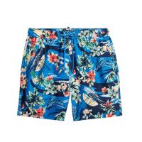 Superdry - D4 Ovin Hawaiian Print 17" Swim Shorts  