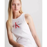 Calvin Klein - Archival Monologo Rib Tank Dress
