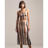 Γυναικεία Crop Μπλούζα Peace And Chaos - Lucid Sequin