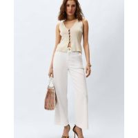 Γυναικείο Παντελόνι Guess - Dakota High Wide Crop