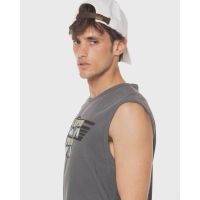 Ανδρική Αμάνικη Μπλούζα Superdry - D3 Ovin Rock Graphic Band