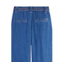Women Pant Scotch &amp; Soda Summery With Belt 176912 SC0134 washed indigo  