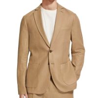 Σακακι Unconstructed Single-Breasted Twill 176982 SC6896 seastone