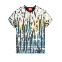 Γυναικεία Κοντομάνικη Μπλούζα Diesel - T-Uncutie-Long-Foil