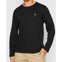 Men Blouse Polo Ralph Lauren L/S Crew-Sleep-Top 714844759001 RB079 polo black   
