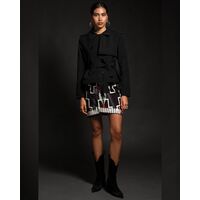 Peace And Chaos - Spirit Trench with Pleat Details  