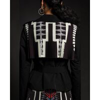 Peace And Chaos - Spirit Trench with Pleat Details  