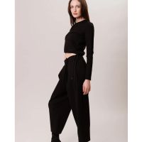 Γυναικεία Μακρυμάνικη Μπλούζα Collectiva Noir - Crop Basic P