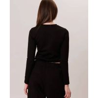 Γυναικεία Μακρυμάνικη Μπλούζα Collectiva Noir - Crop Basic P