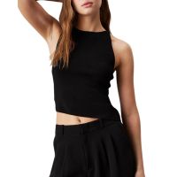 Calvin Klein - Asymmetrical Sweater Tank Top   