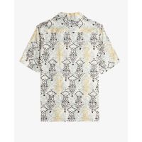 Fred Perry - Abstract Print Revere Shirt   