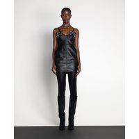 Mallory The label - Novel Leathet Blk Mini Dress  