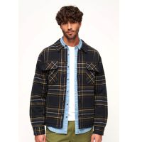 Superdry - D3 Ovin Surplus Check Quilt Overshirt   