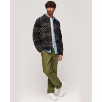 Superdry - D3 Ovin Surplus Check Quilt Overshirt   