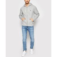 Men Sweatshirt Polo Ralph Lauren Lsfzhoodm6-Long Sleeve-Knit 710813297002 020 grey    