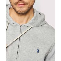 Men Sweatshirt Polo Ralph Lauren Lsfzhoodm6-Long Sleeve-Knit 710813297002 020 grey    