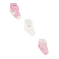 Παιδικές Κάλτσες Guess - Set 3Pcs Socks Pair - Stretch Cotton Blend Yarn