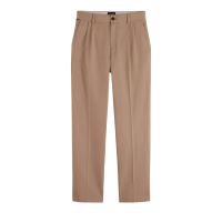 Scotch &amp; Soda - Pleated Cotton/Lyocell Twill Relaxed Straight Fit Chino    