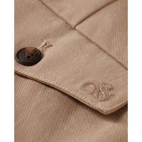 Scotch &amp; Soda - Pleated Cotton/Lyocell Twill Relaxed Straight Fit Chino    