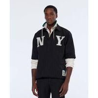 Ανδρική Κοντομάνικη Μπλούζα Scotch &amp; Soda - Tailored Pinstriped Baseball
