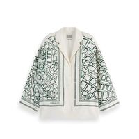 Scotch &amp; Soda - Oversized Placed Print Shirt   