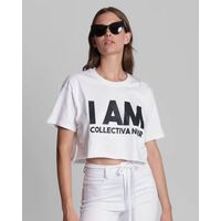 Γυναικεία Κοντομάνικη Μπλούζα Collectiva Noir - I Am Bold Crop
