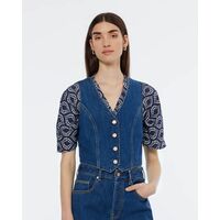 Γυναικείο Τζιν Γιλέκο Scotch &amp; Soda - Fitted — City Fresh