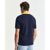 Ανδρική Κοντομάνικη Polo Μπλούζα Gant - 14023