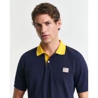 Ανδρική Κοντομάνικη Polo Μπλούζα Gant - 14023