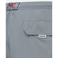 Mc2 Saint Barth - Lighting Pantone-Swimshort-15 Grey Pnt   