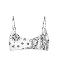 Mc2 Saint Barth - Judy-Bralette Bikini Top With Adjustable Shoulder Straps-Bandanna Round 01   