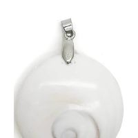 Mani - Gomati Chakra stone Pendant round  