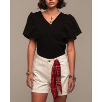 Peace And Chaos - Karmic Denim Shorts   